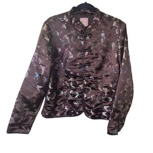 🌹Old Navy Chinese Floral Blazer Jacket Sz XL